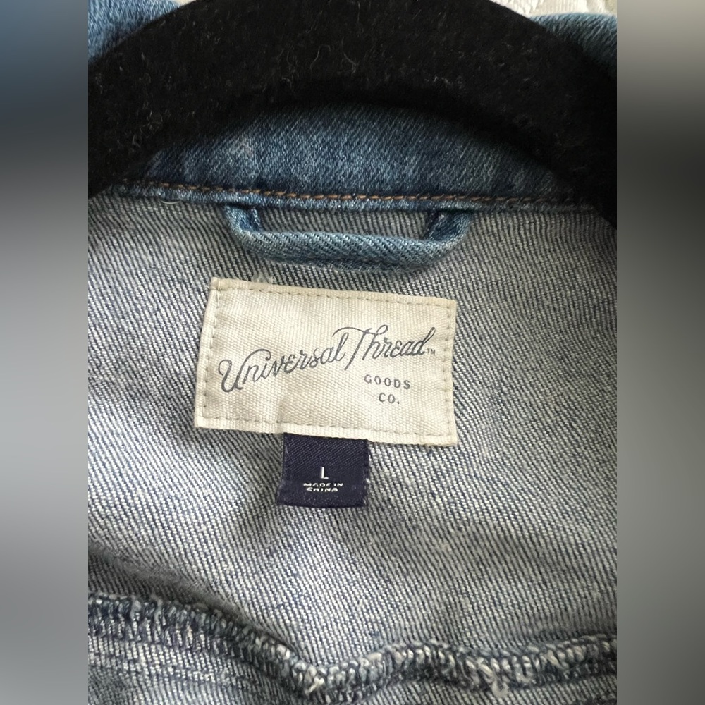 Universal Thread Jean jacket. Not cropped